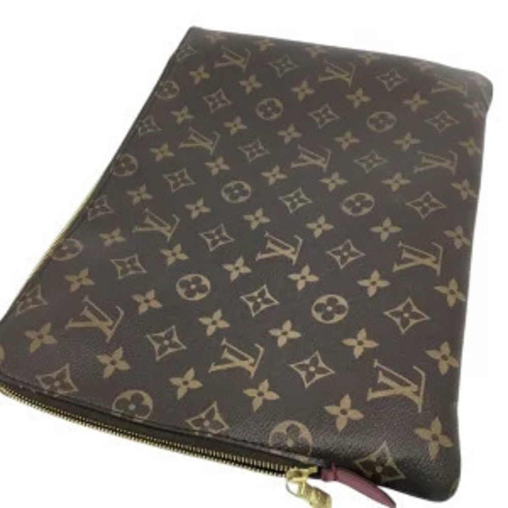 LOUIS VUITTON Voyage Monogram Clutch Bag Case